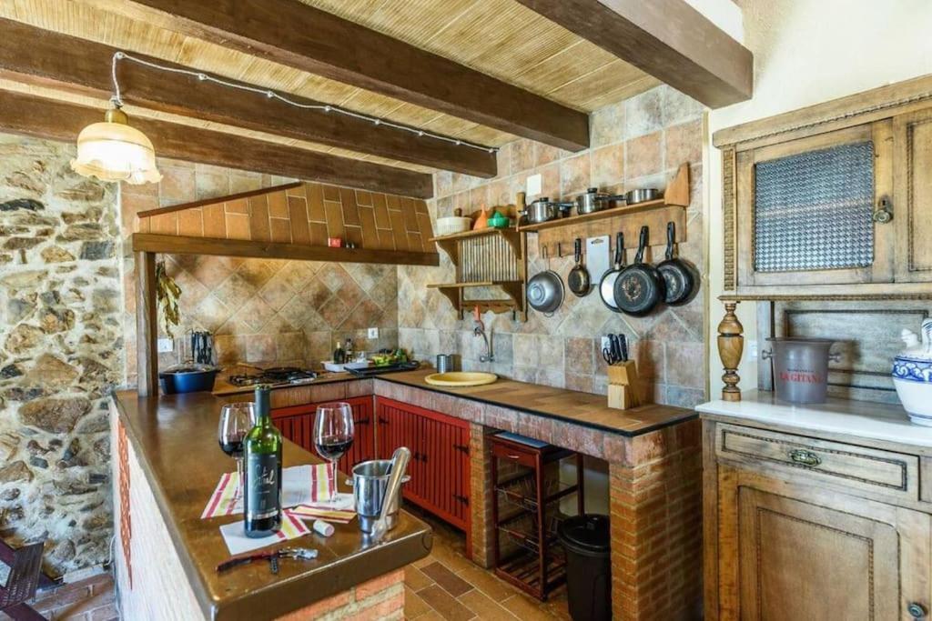 拉普埃夫拉德洛辛凡特斯Casa Cortijo En Dehesa Sierra Leon别墅 外观 照片