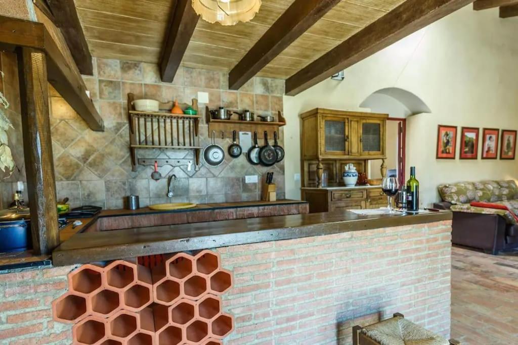 拉普埃夫拉德洛辛凡特斯Casa Cortijo En Dehesa Sierra Leon别墅 外观 照片